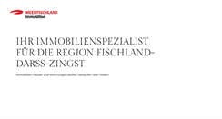 Desktop Screenshot of meerfischland-immobilien.de