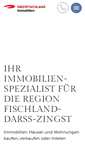 Mobile Screenshot of meerfischland-immobilien.de